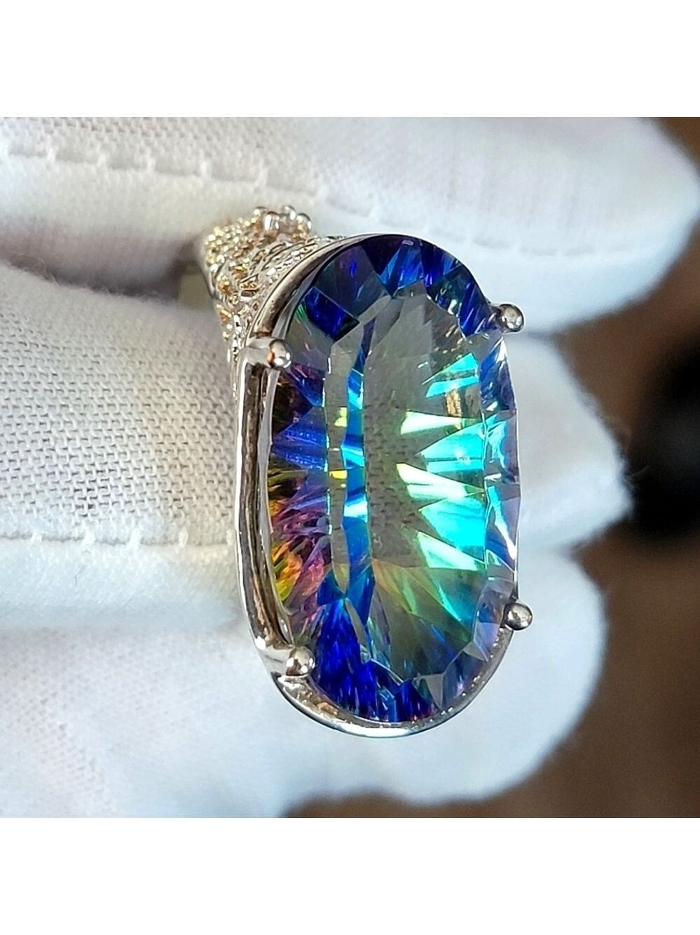 Mystic Topaz Ring #2346